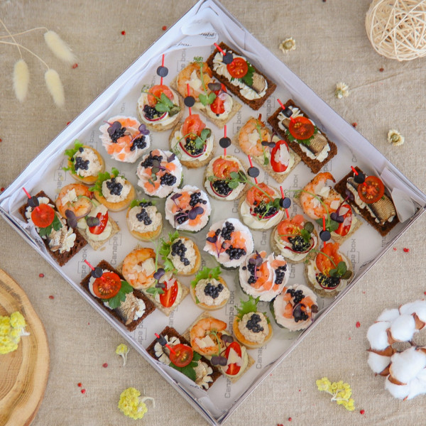 CANAPE BOX "РЫБНЫЙ" - 30 ШТ