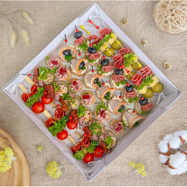 CANAPE BOX "МЯСНОЙ" - 36 ШТ